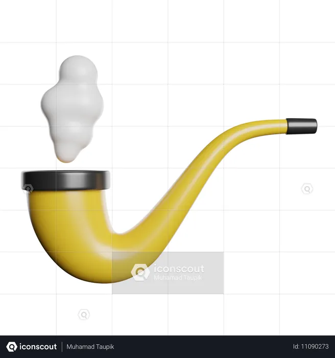 Smoking Pipe  3D Icon