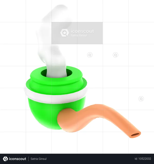 Smoking pipe  3D Icon