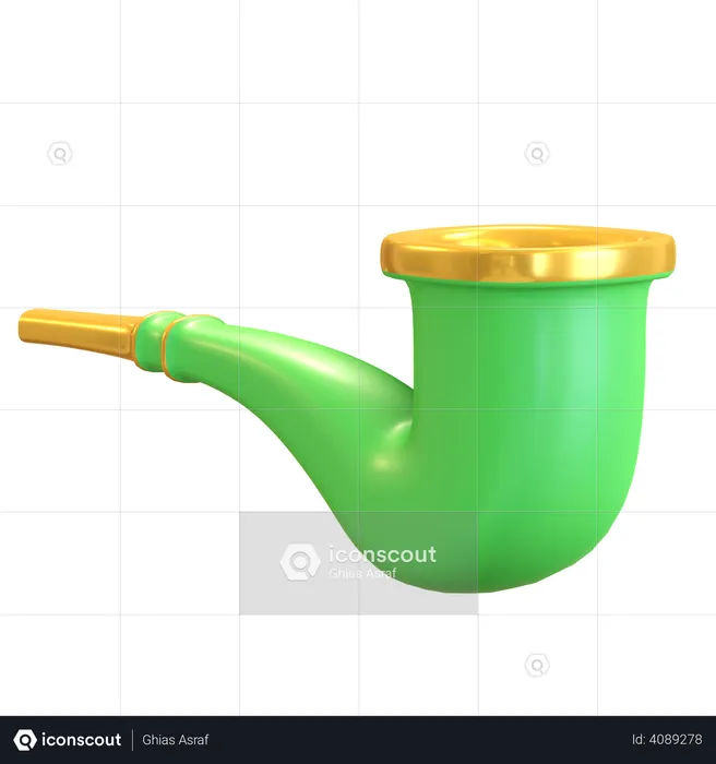 Smoking Pipe  3D Illustration