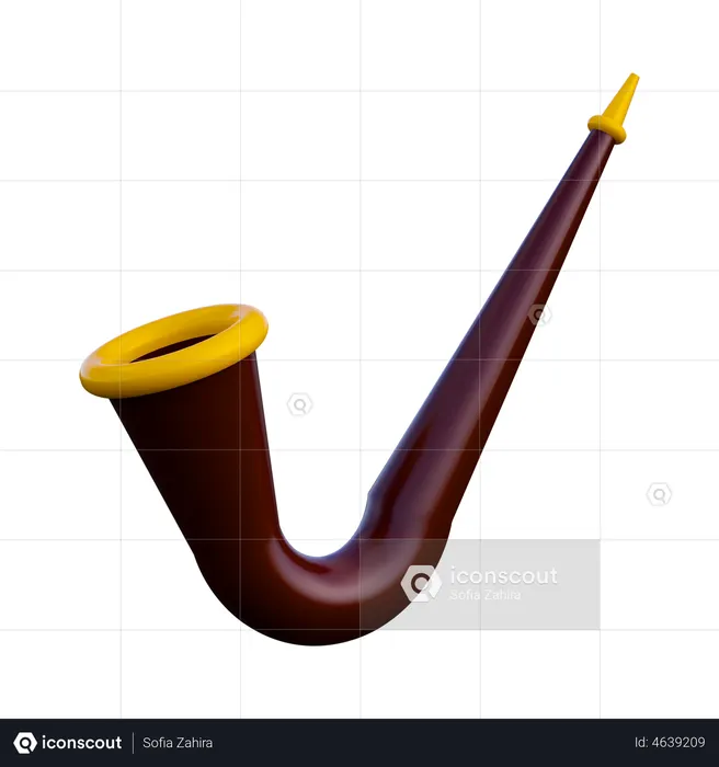 Smoking Pipe  3D Illustration