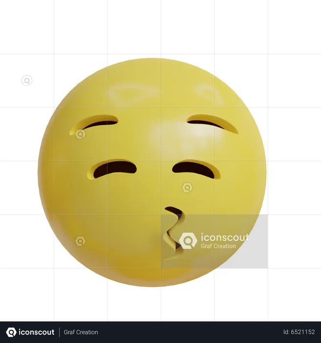 Smooch Emoji 3D Icon