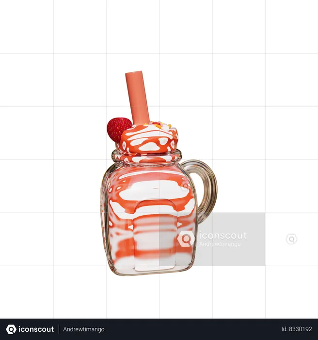 Smoothie Juice  3D Icon