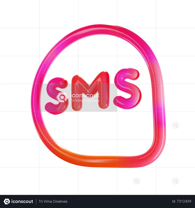 Sms  3D Icon