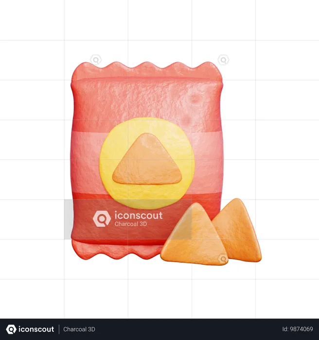 Snackchips  3D Icon