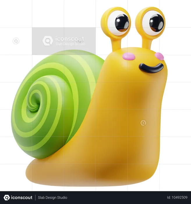 Snail  3D Icon