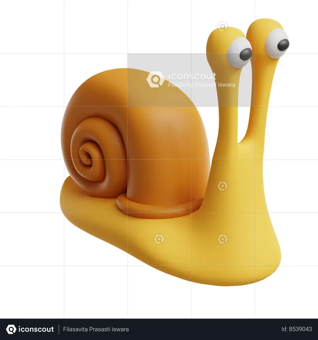 Snail  3D Icon