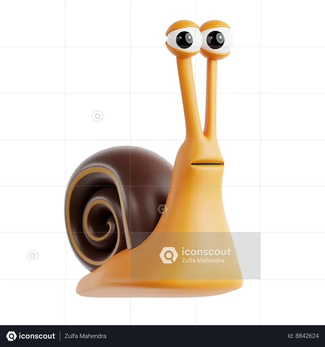 Snail  3D Icon