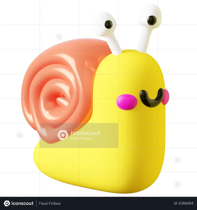 Snails  3D Icon