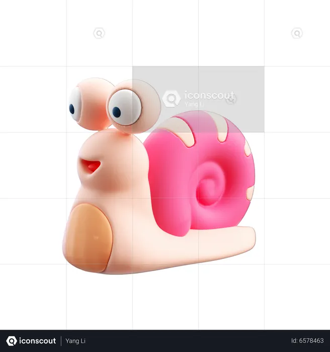 Snails  3D Icon