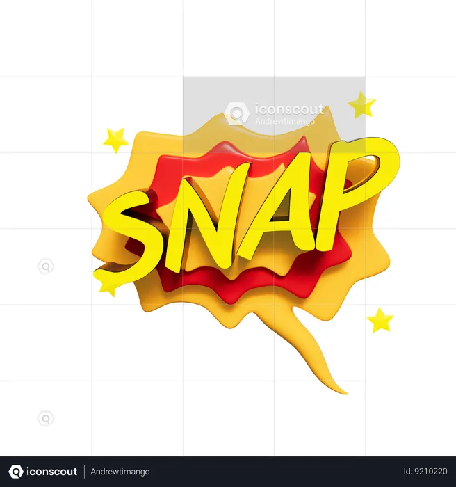 Snap Sticker  3D Sticker