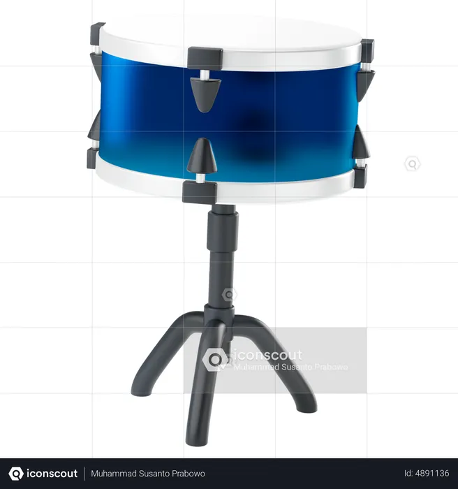 Snare drum  3D Icon