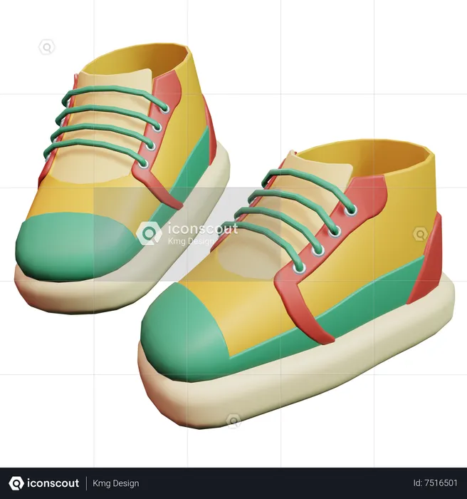 Sneakers  3D Icon