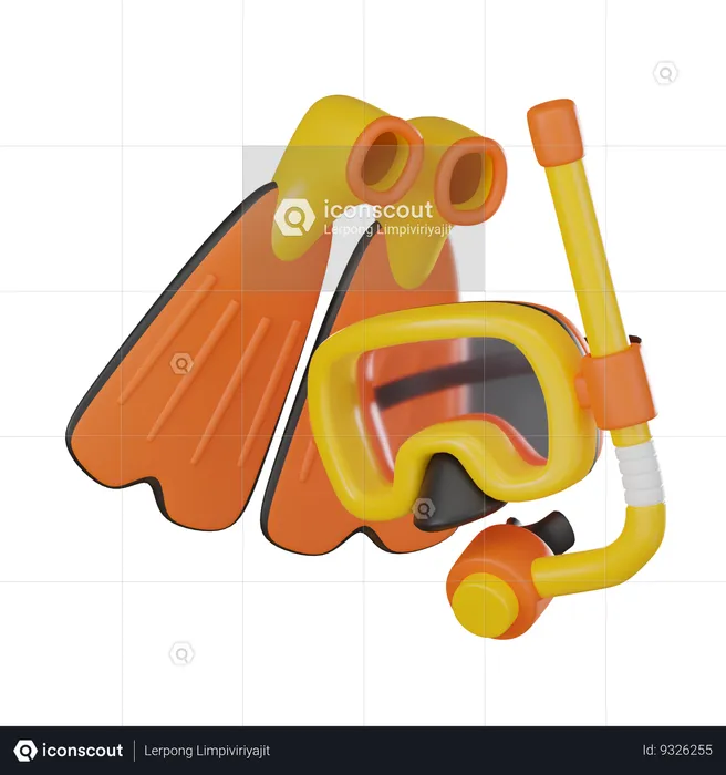 Snorkel  3D Icon