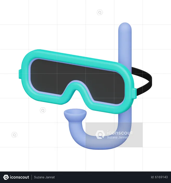 Snorkel  3D Icon