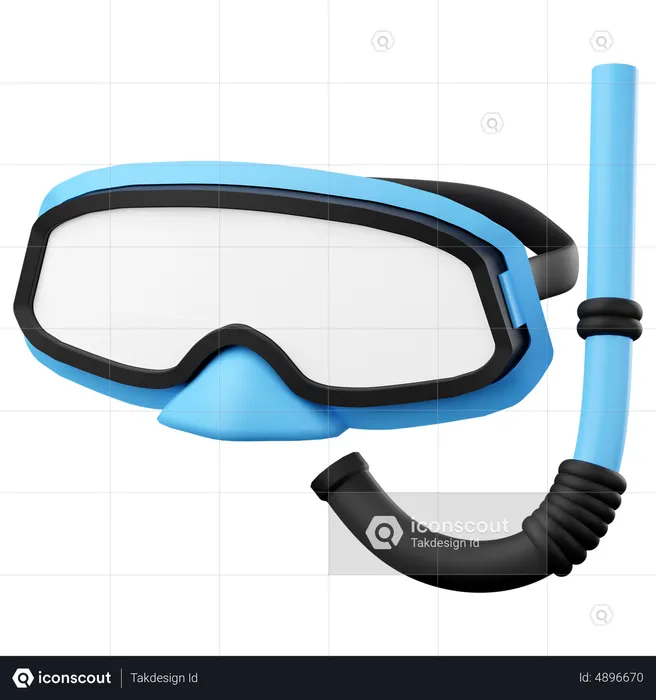 Snorkel mask  3D Icon