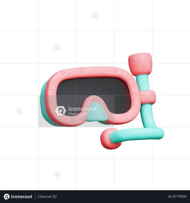 Snorkeling  3D Icon