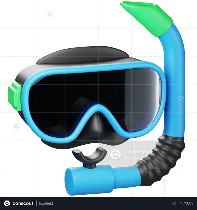 Snorkeling  3D Icon