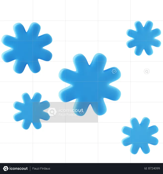 Snow  3D Icon