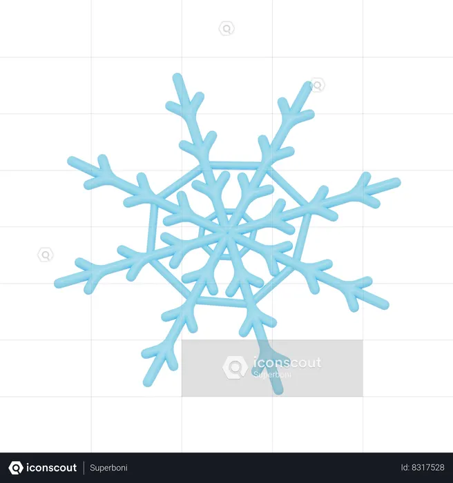 Snow  3D Icon
