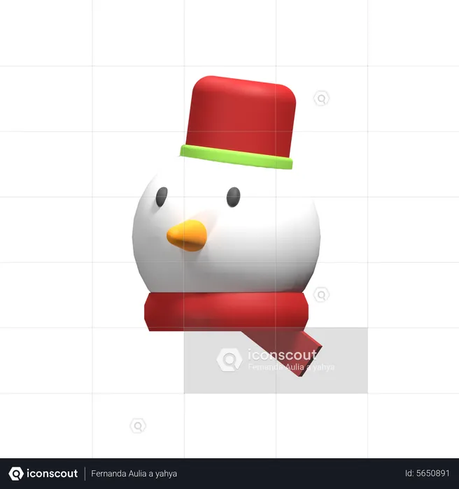 Snow Doll  3D Icon