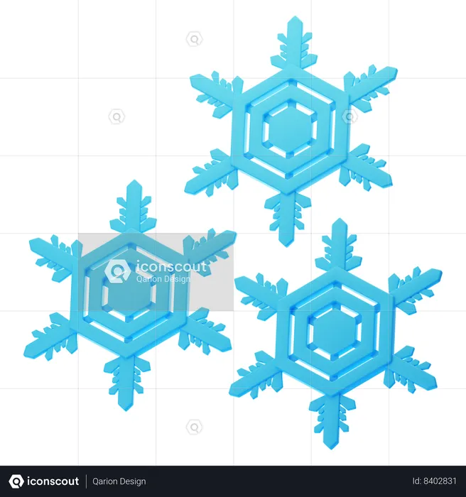 SNOW FLAKE  3D Icon