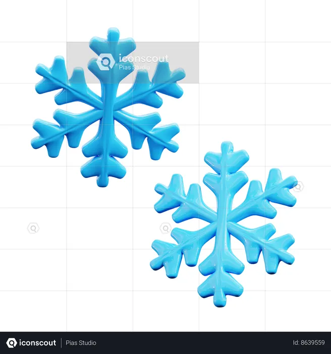 Snow flake  3D Icon