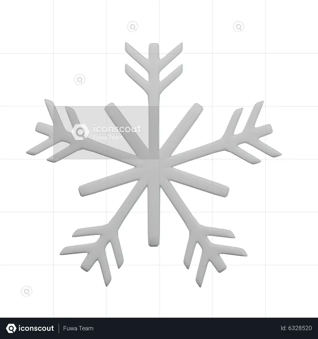 Snow Flake  3D Icon