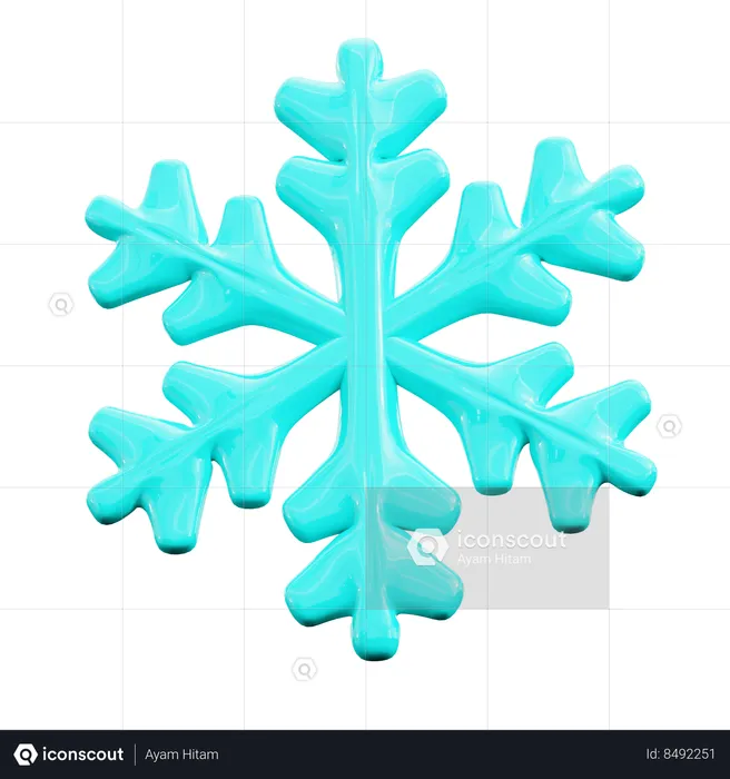 Snow flake  3D Icon