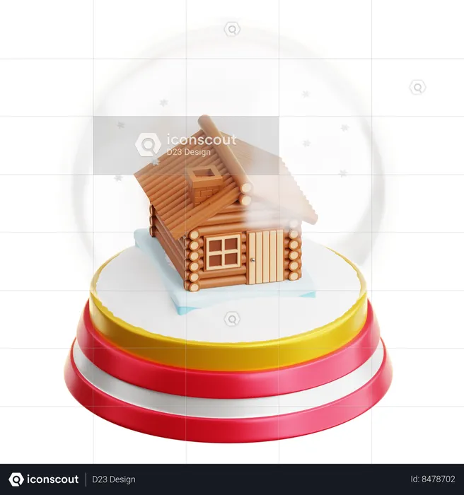 Snow Globe  3D Icon