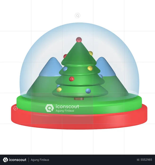 Snow Globe  3D Icon