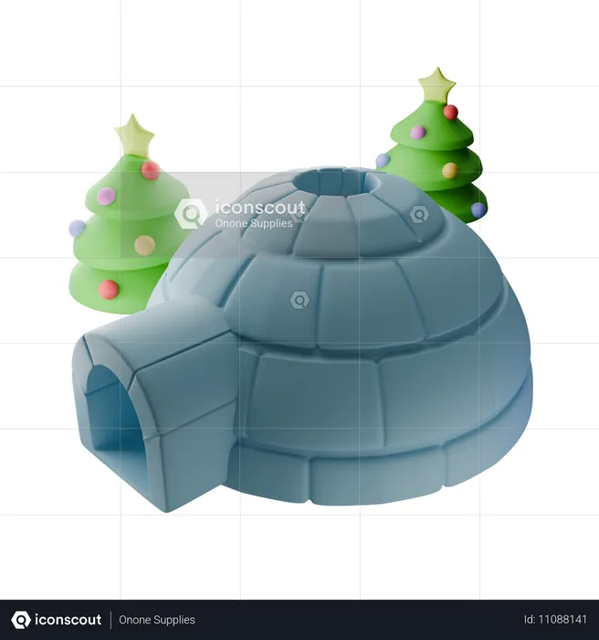 Snow House  3D Icon