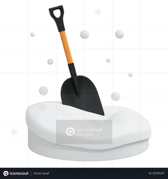 Snow Scoop  3D Icon