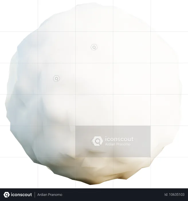 Snowball  3D Icon