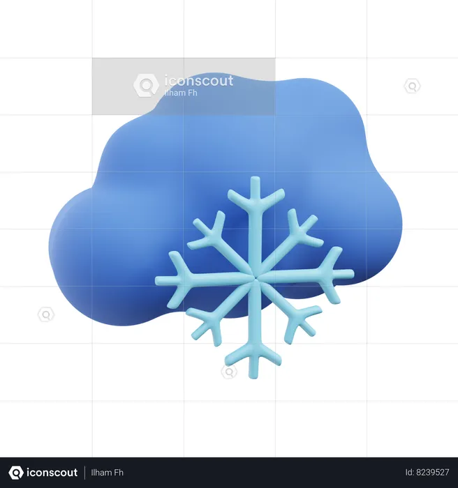 Snowfall  3D Icon