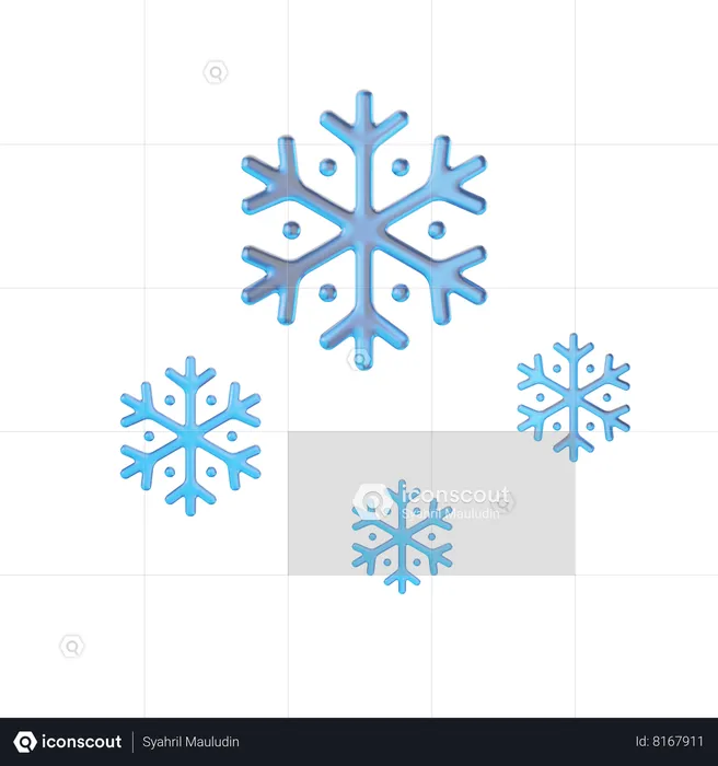 Snowfall  3D Icon