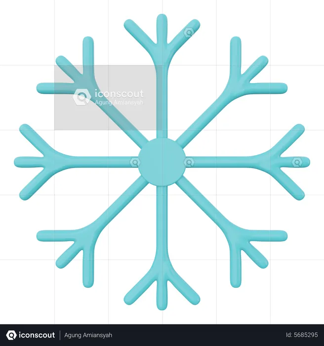 Snowflake  3D Icon