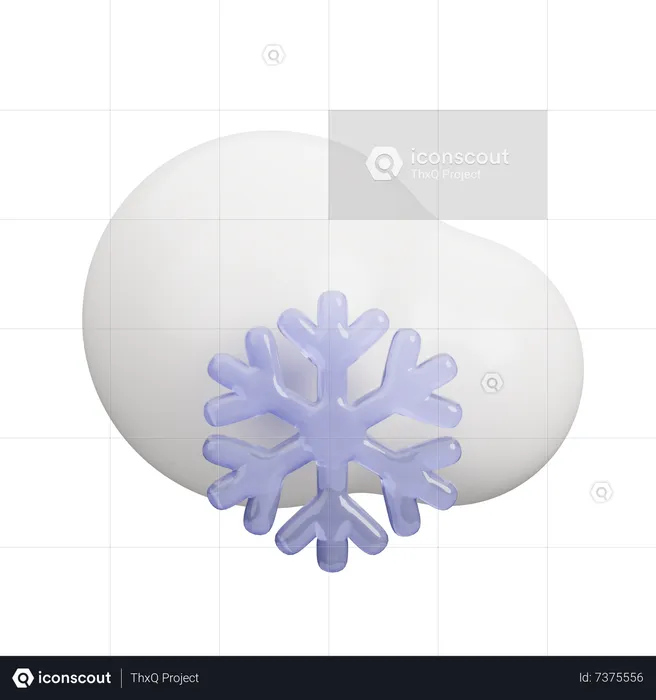 Snowflake  3D Icon