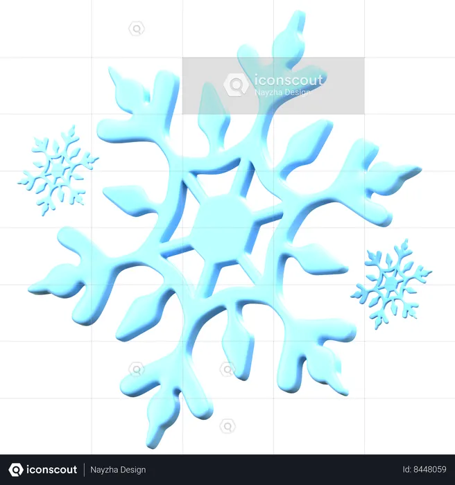 Snowflake  3D Icon