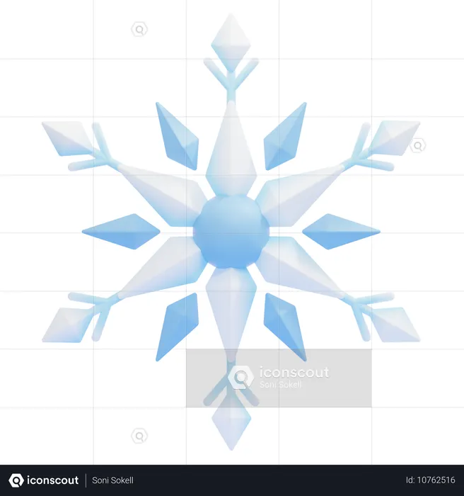 Snowflake  3D Icon