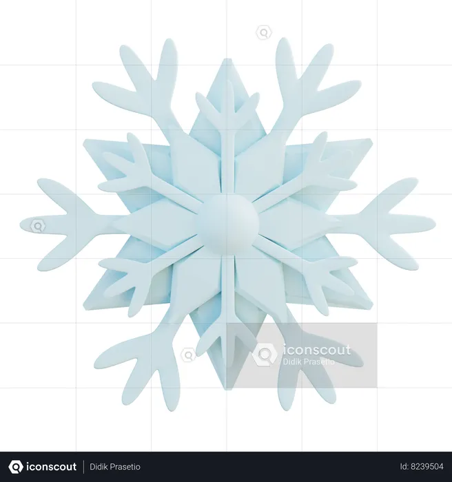 Snowflake  3D Icon