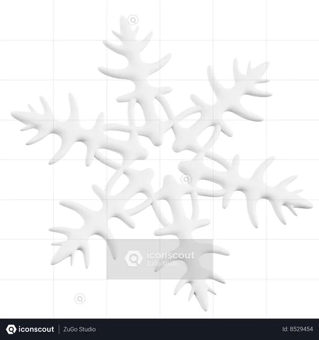 Snowflake  3D Icon