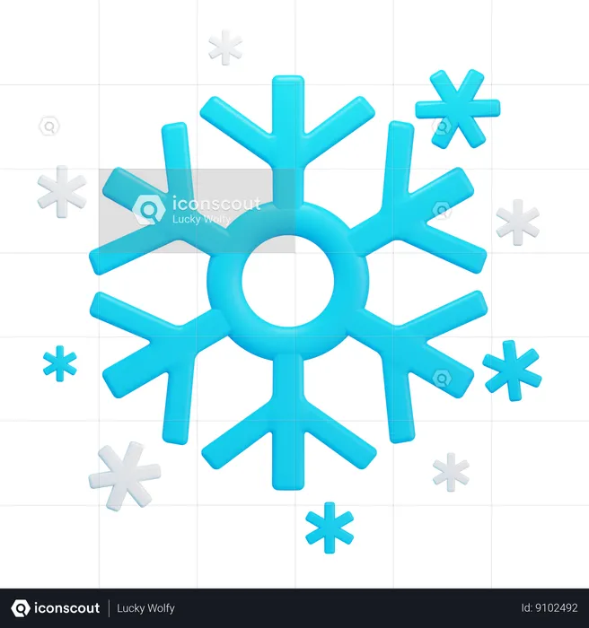 Snowflake  3D Icon