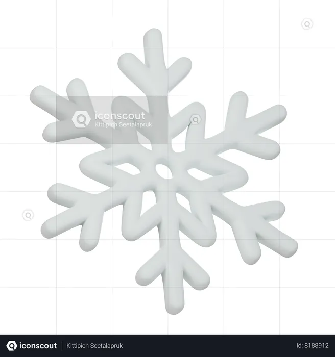 Snowflake  3D Icon