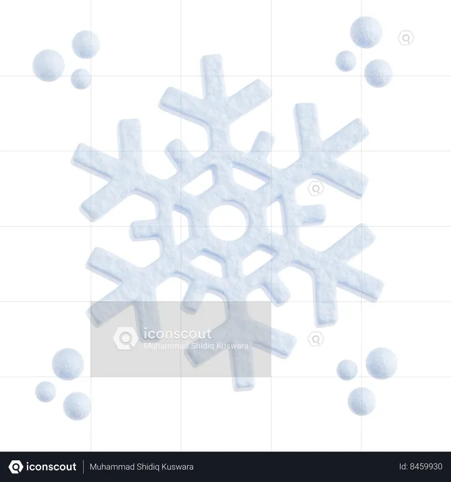 Snowflake  3D Icon