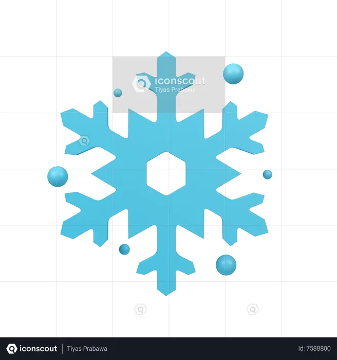 Snowflake  3D Icon