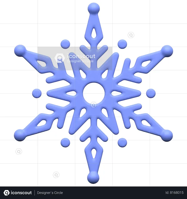 Snowflake  3D Icon