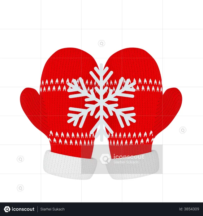 Snowflake  3D Illustration
