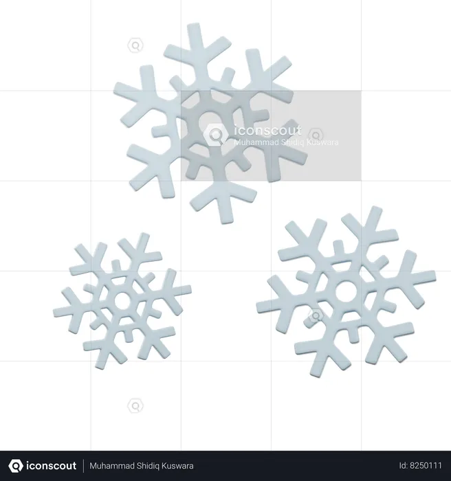 Snowflakes  3D Icon