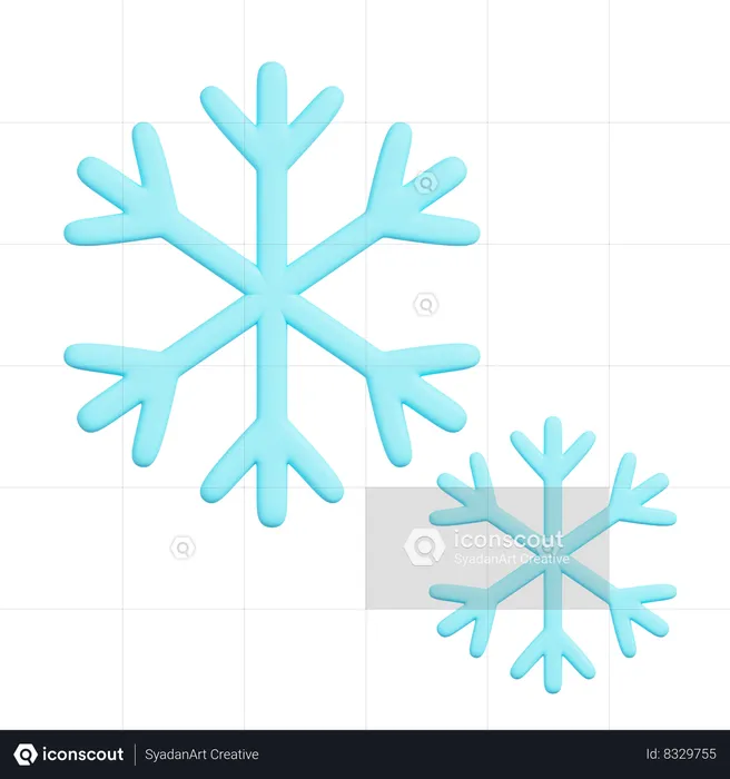 Snowflakes  3D Icon