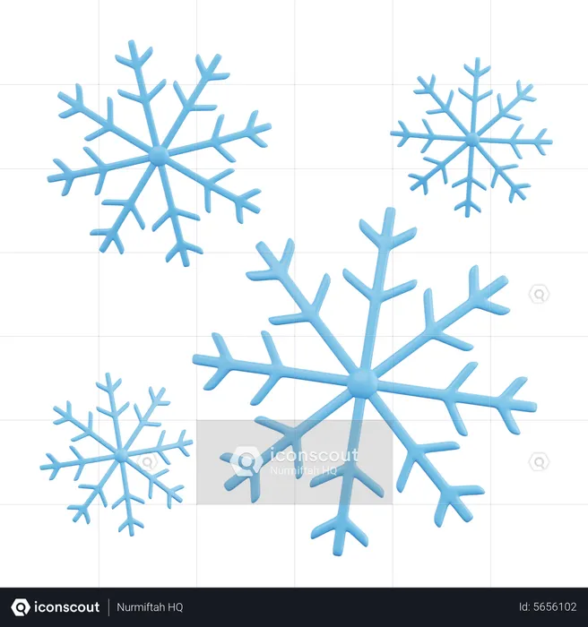 Snowflakes  3D Icon